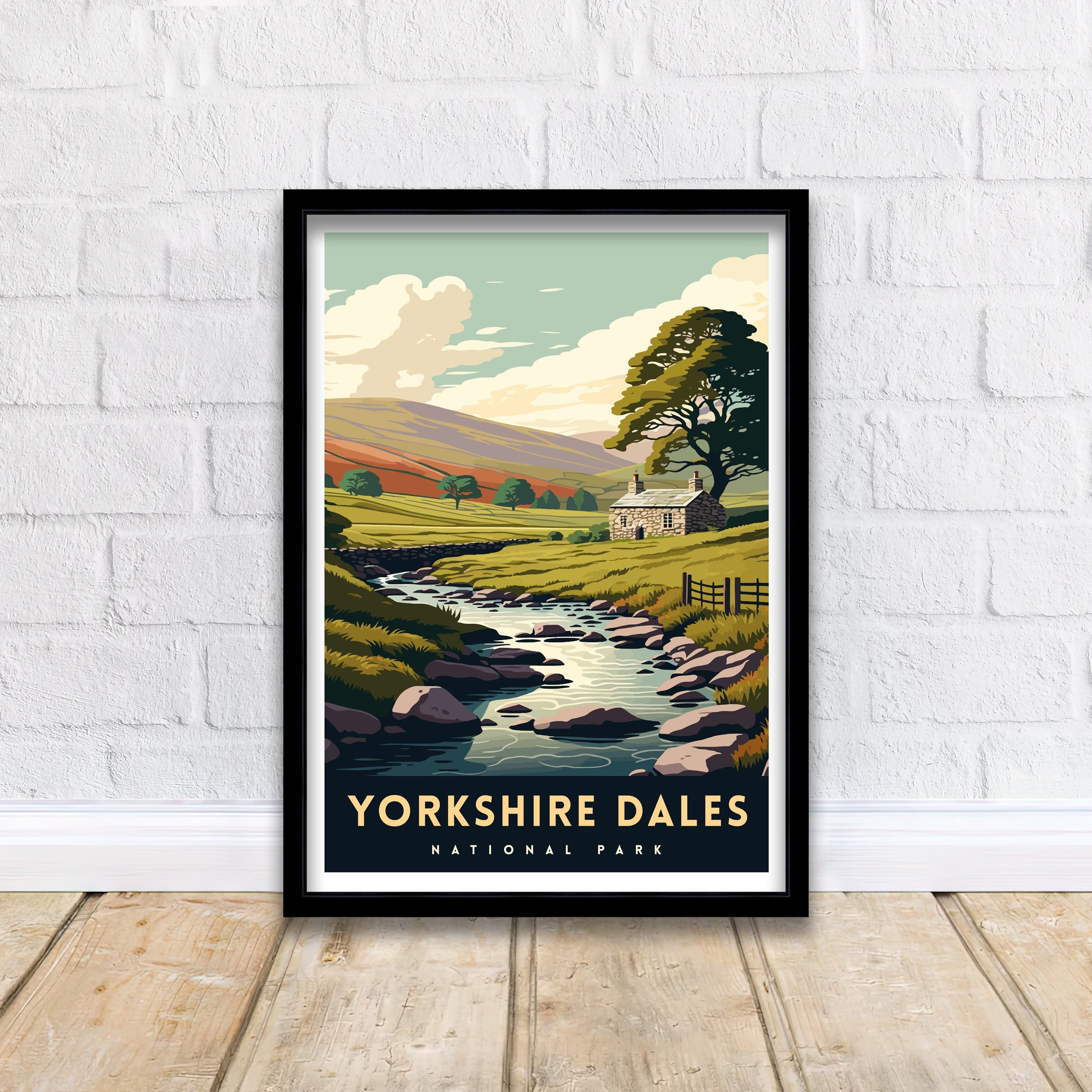 Yorkshire Travel Posters – Scenic Wall Art of England’s Dales, Moors, and Historic Cities