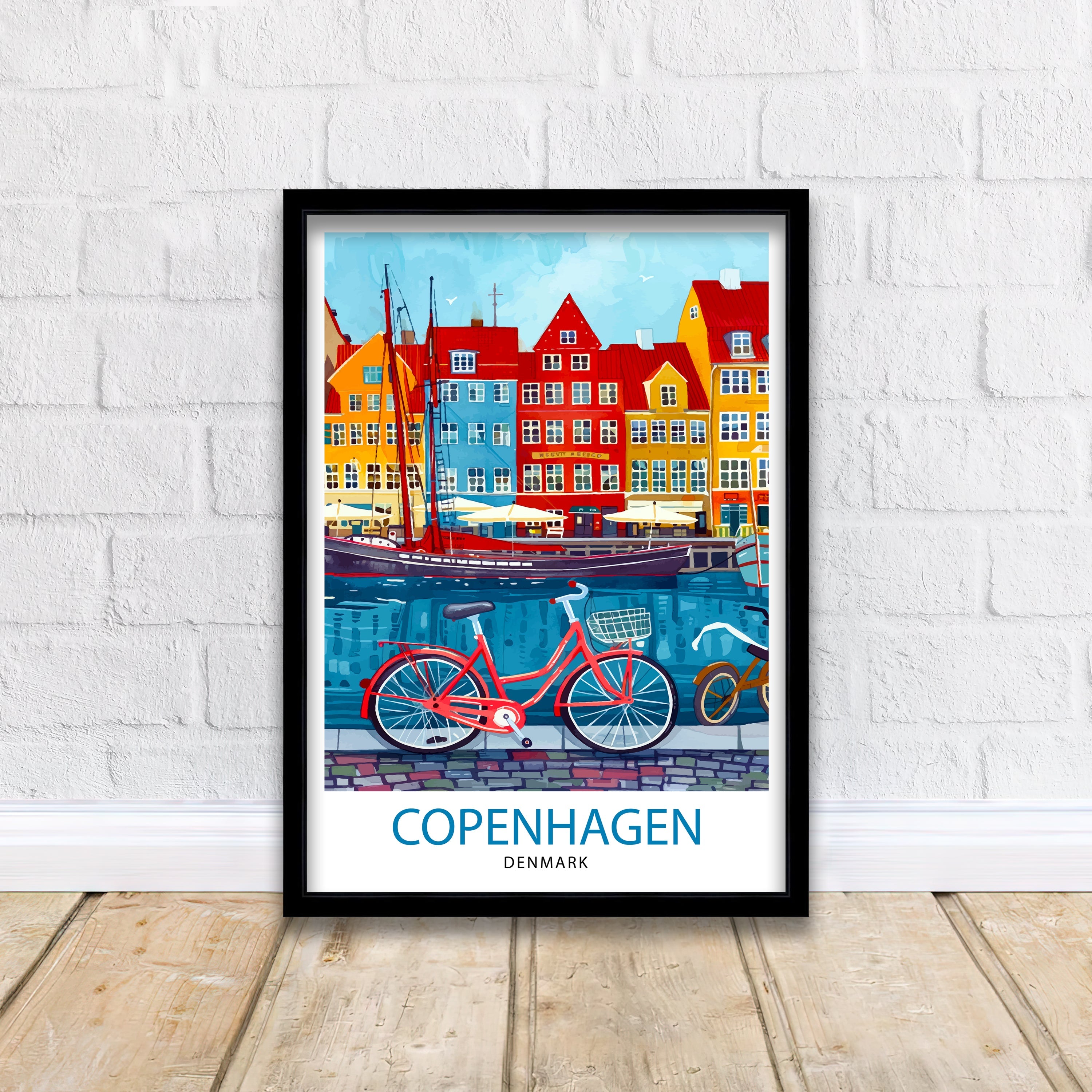 Denmark Travel Posters – Iconic Scandinavian Art Prints of