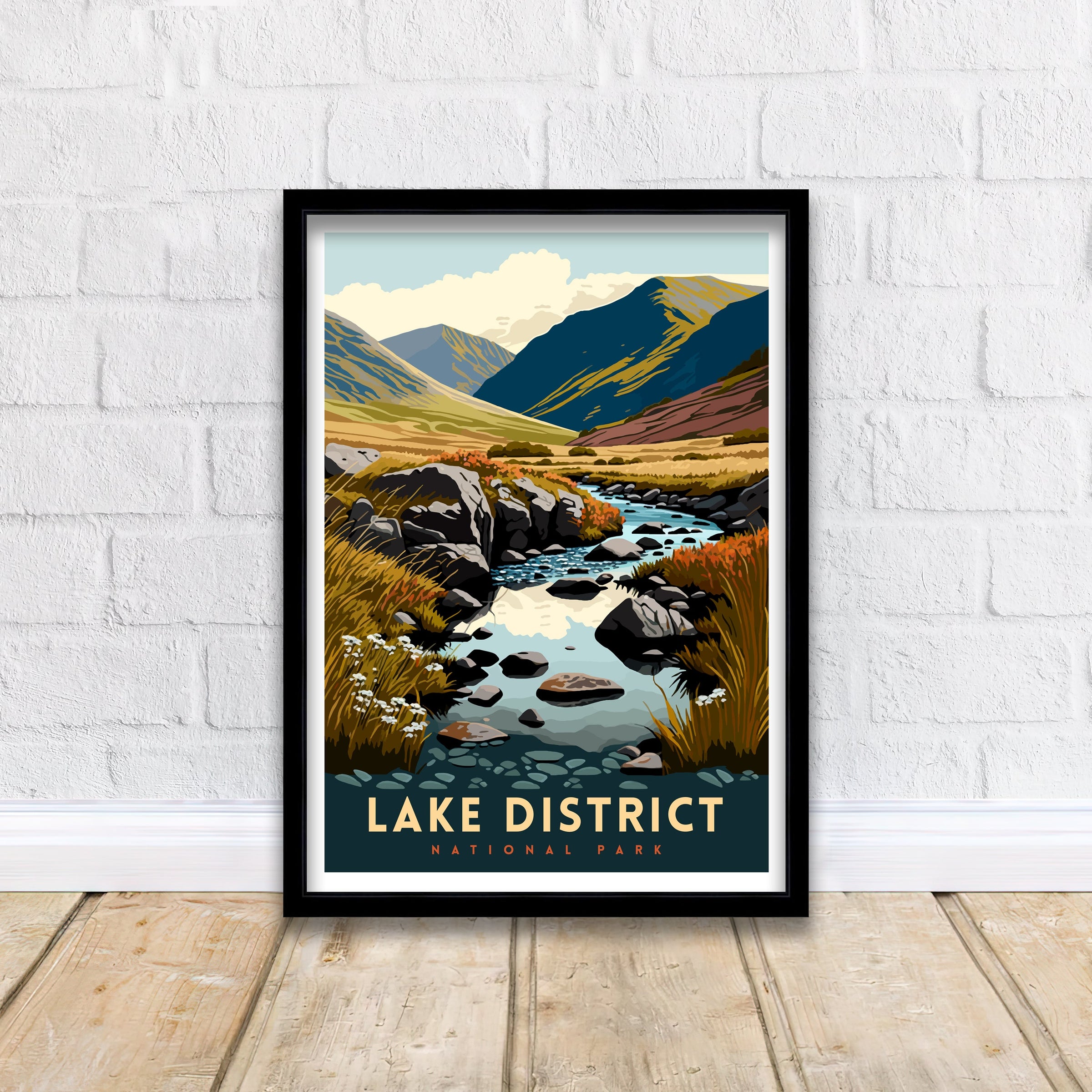 UK National Parks Travel Posters – Scenic Wall Art of Britain’s Wild Landscapes and Natural Beauty