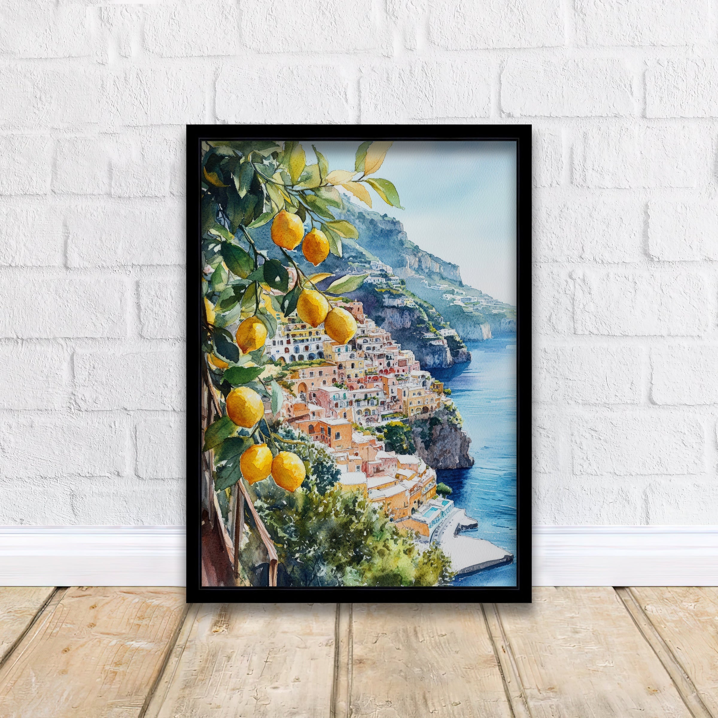 Watercolor Travel Posters – Artistic Scenic Wall Art for Home Decor