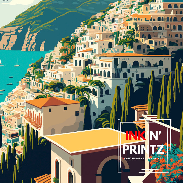 Positano Art Poster