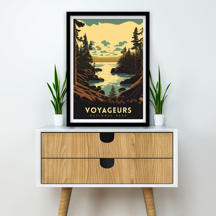 Voyageurs National Park Travel Poster
