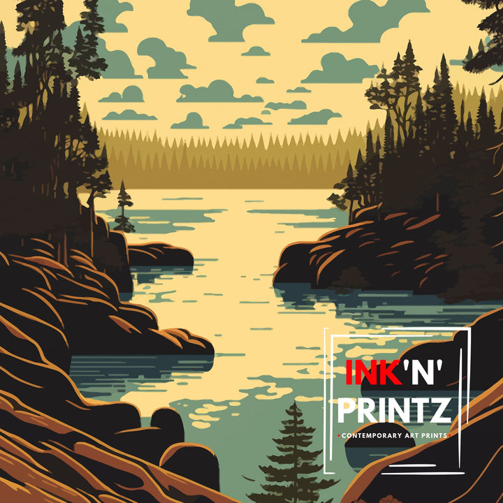 Voyageurs National Park Travel Poster