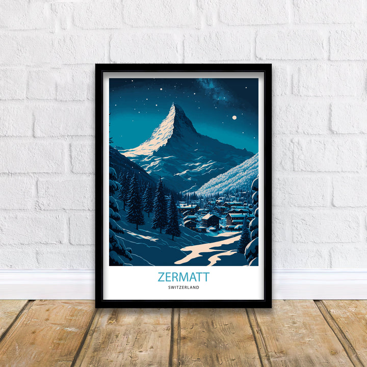 Zermatt Travel Poster