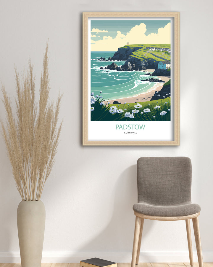 Padstow Travel Poster