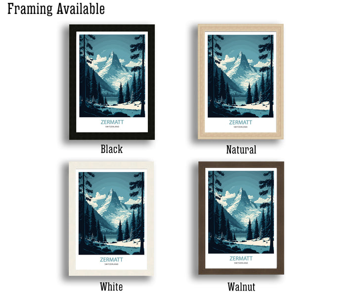 Zermatt Travel Poster