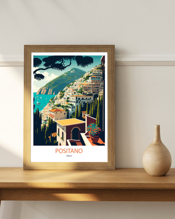 Positano Art Poster