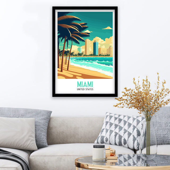 Miami Travel Poster