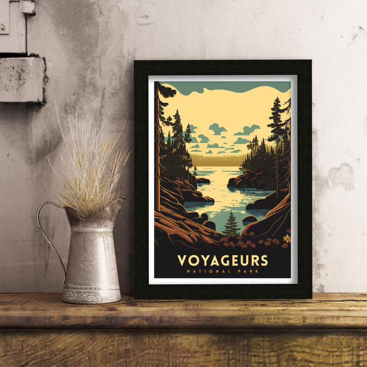Voyageurs National Park Travel Poster