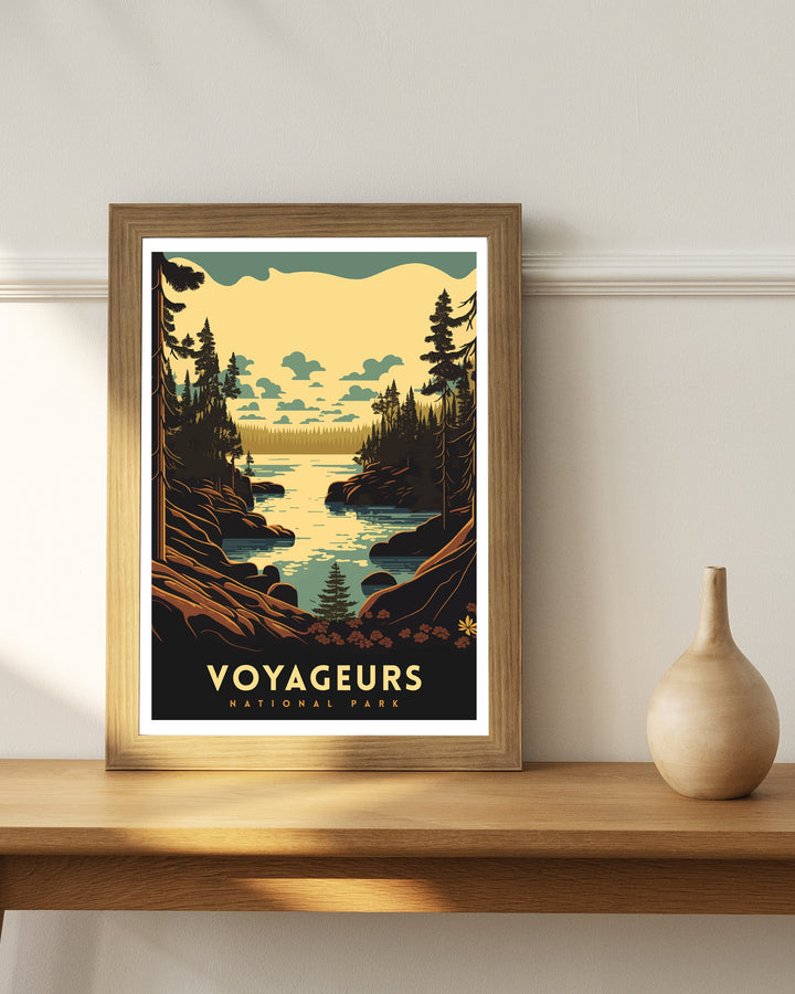 Voyageurs National Park Travel Poster