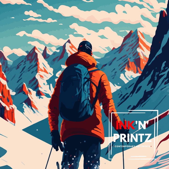 Val Thorens Travel Poster