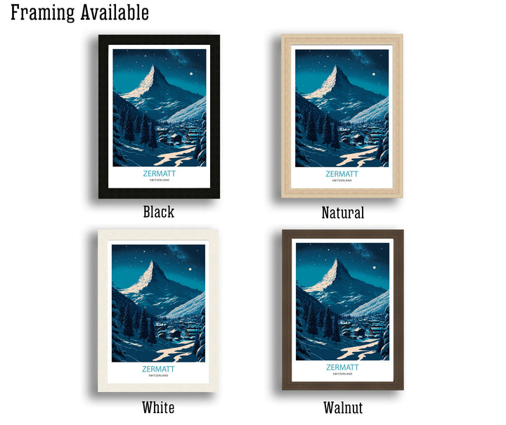 Zermatt Travel Poster