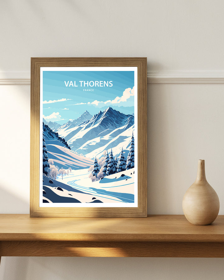 Val Thorens Travel Poster