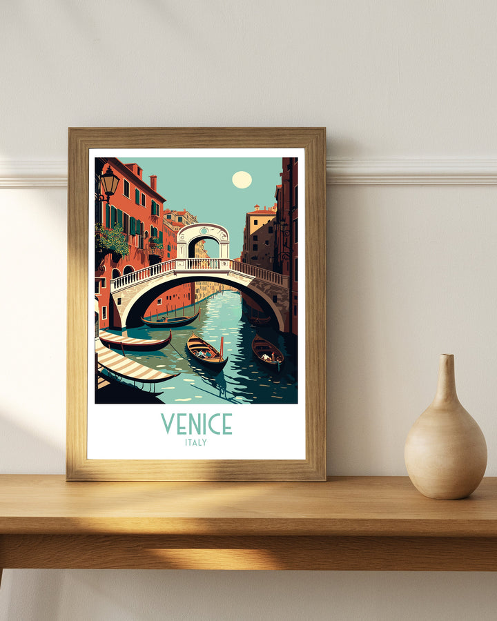 Venice Travel Poster