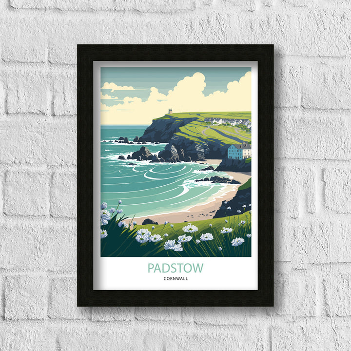 Padstow Travel Poster