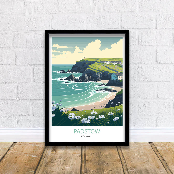 Padstow Travel Poster