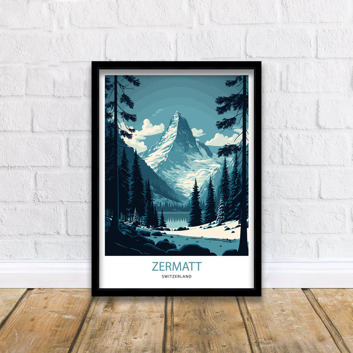 Zermatt Travel Poster