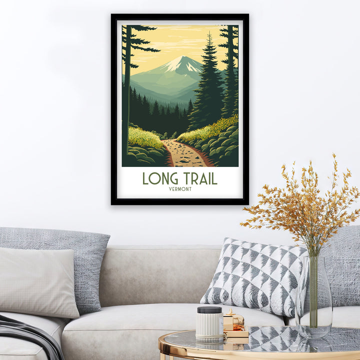 Long Trail Travel Poster