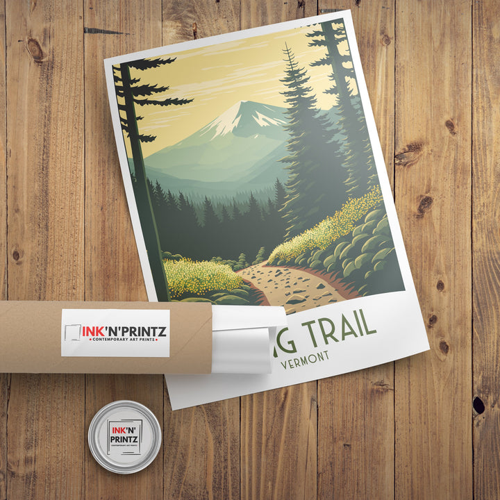 Long Trail Travel Poster