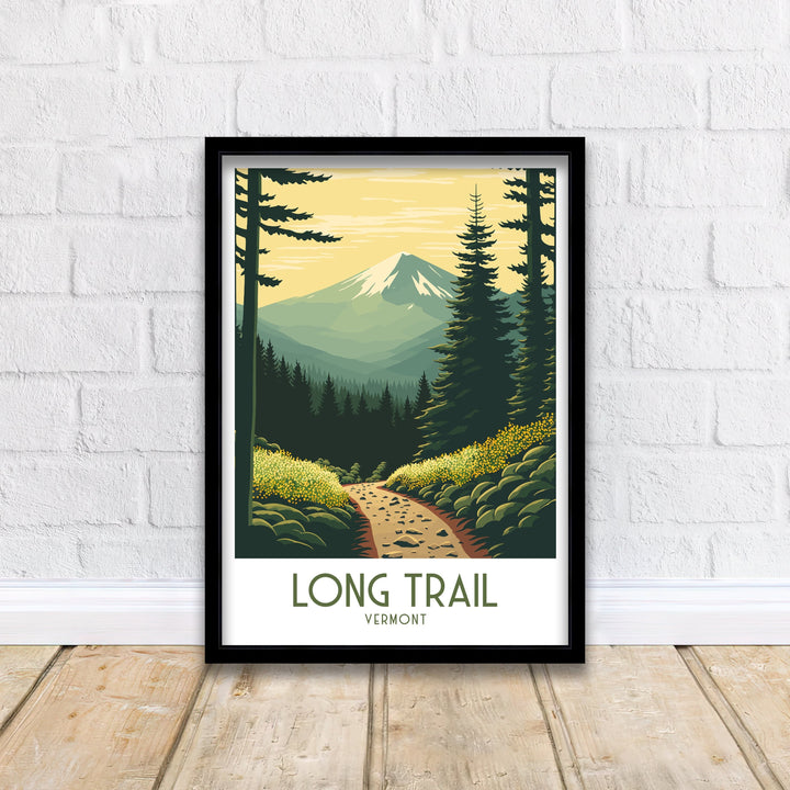 Long Trail Travel Poster