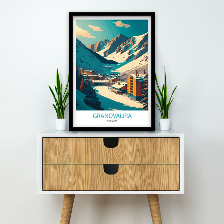 Andorra Ski Poster