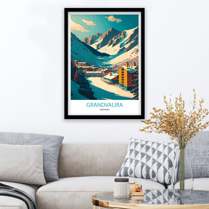 Andorra Ski Poster