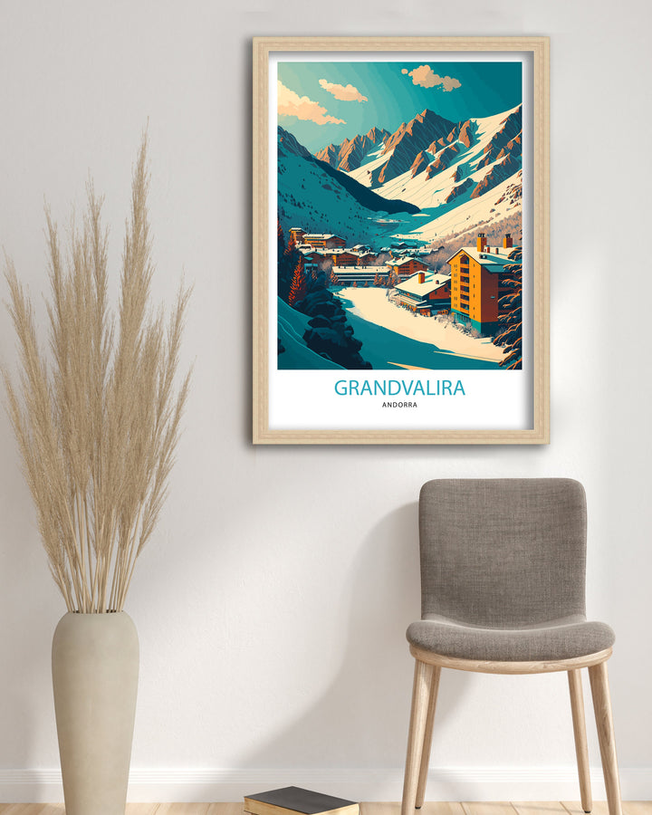 Andorra Ski Poster
