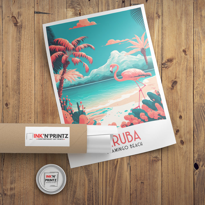 Aruba Travel Poster