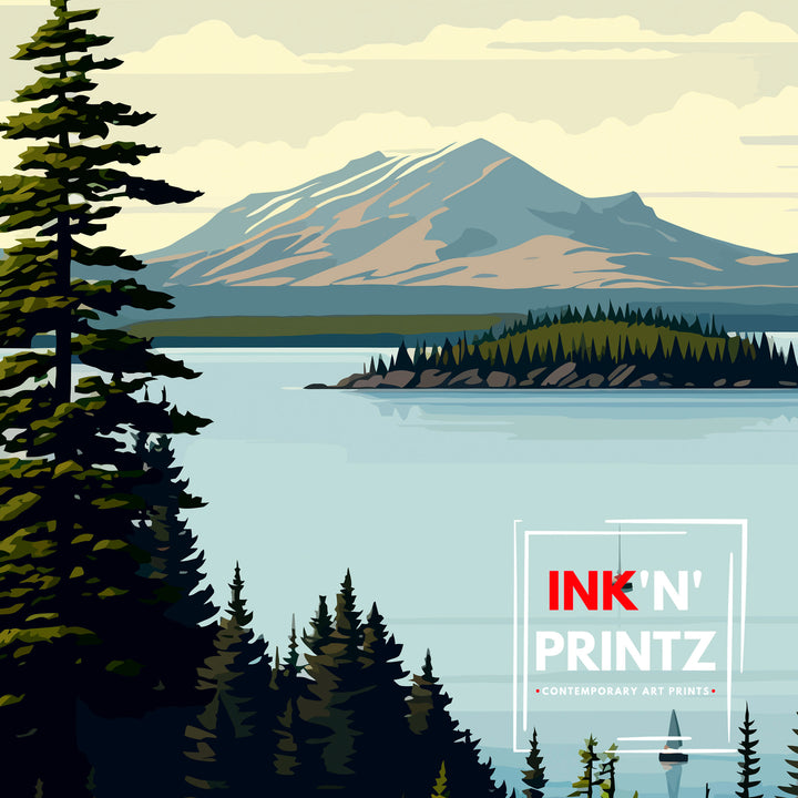 Isle Royal National Park Travel Poster