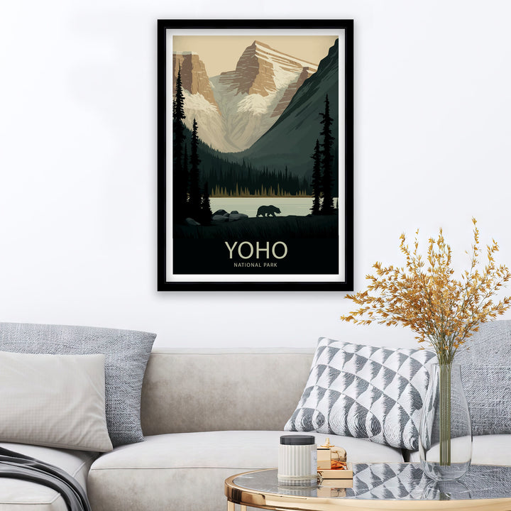 Yoho National Park Travel Poster