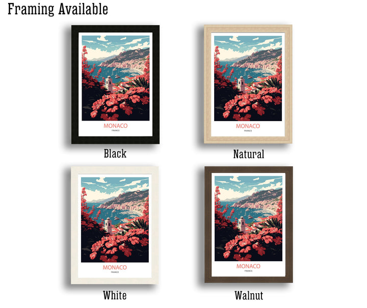 Monaco Art Poster