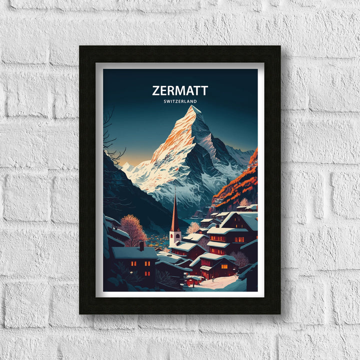 Zermatt Travel Poster
