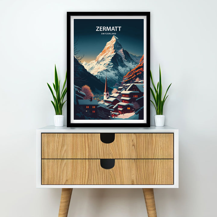Zermatt Travel Poster