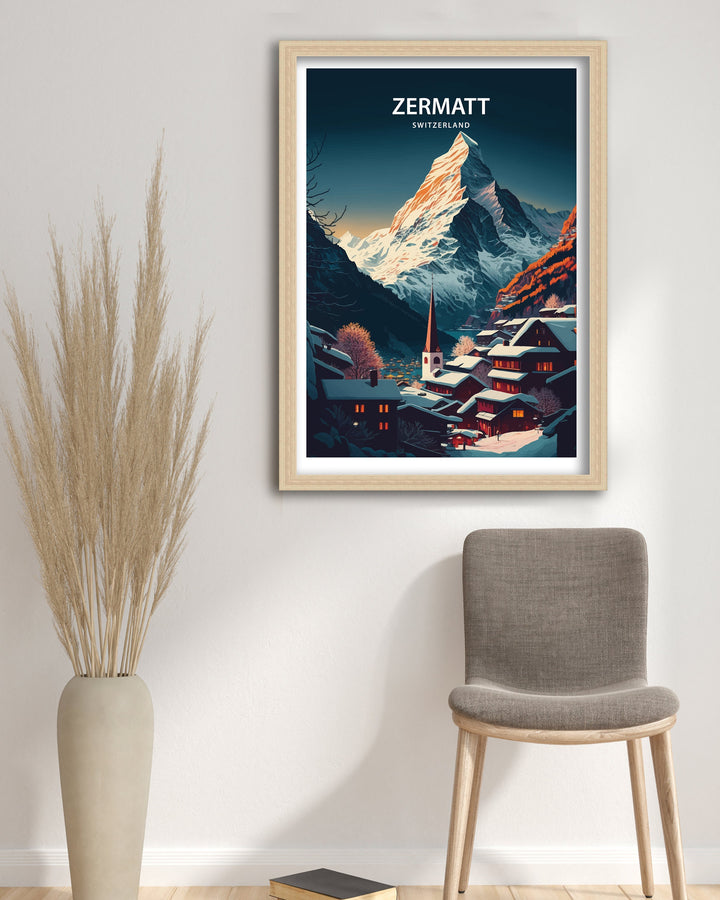 Zermatt Travel Poster
