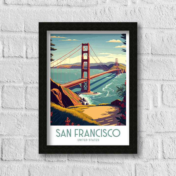 San Francisco Travel Poster