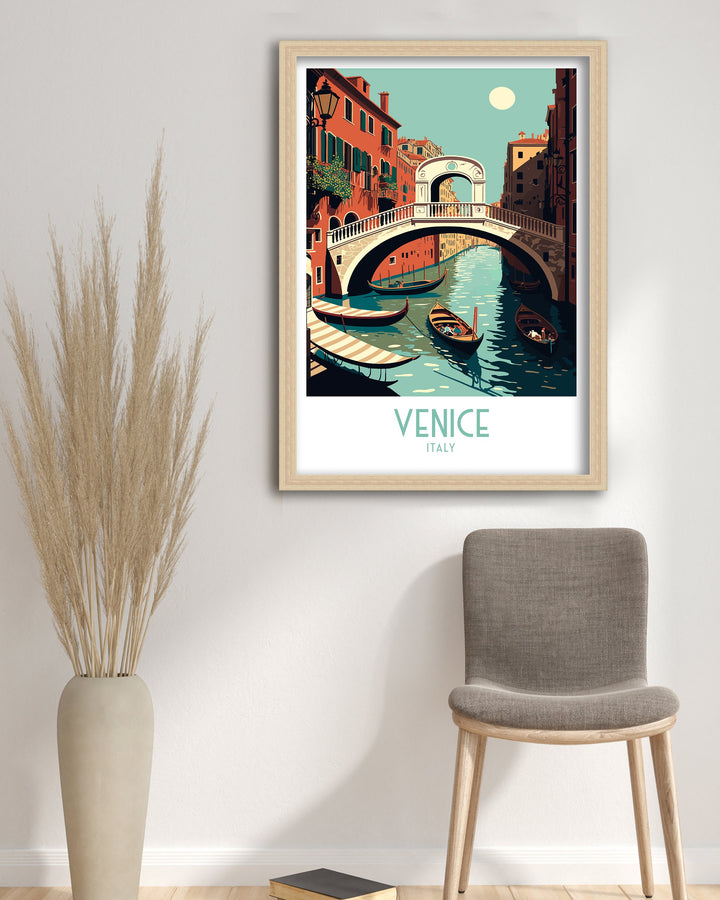 Venice Travel Poster