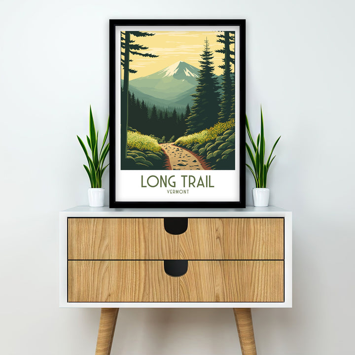Long Trail Travel Poster