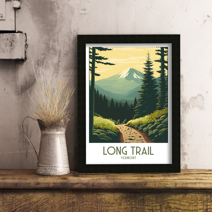 Long Trail Travel Poster