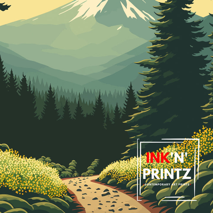 Long Trail Travel Poster