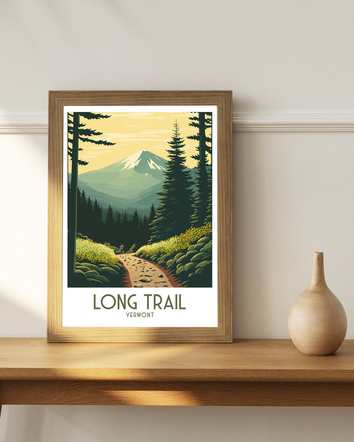 Long Trail Travel Poster