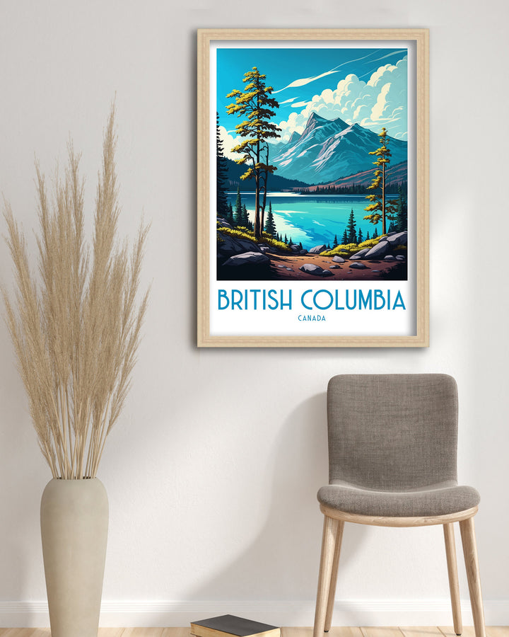 Smith Rock Travel Poster|, Columbia Travel Poster Oregon