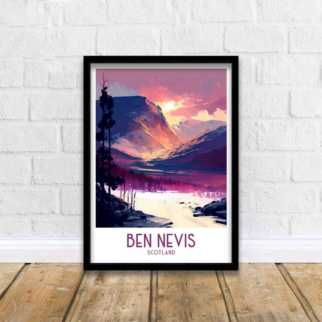 Ben Nevis Travel Poster
