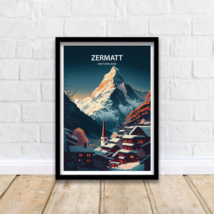 Zermatt Travel Poster
