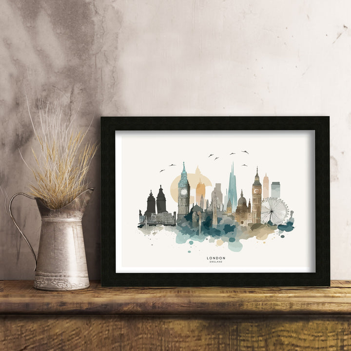London Skyline Art Poster