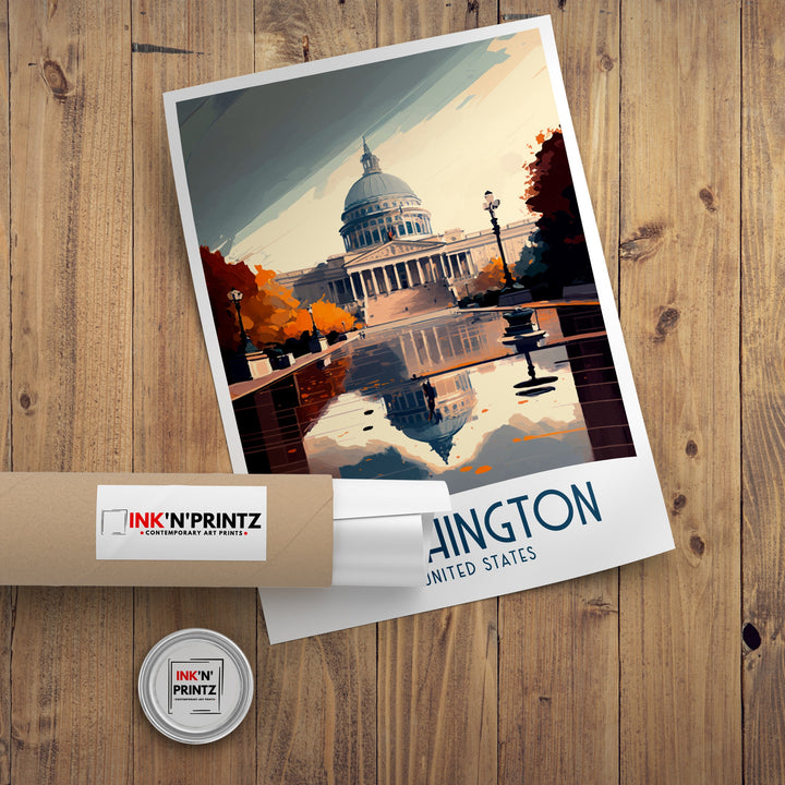 Washington dc Travel Poster
