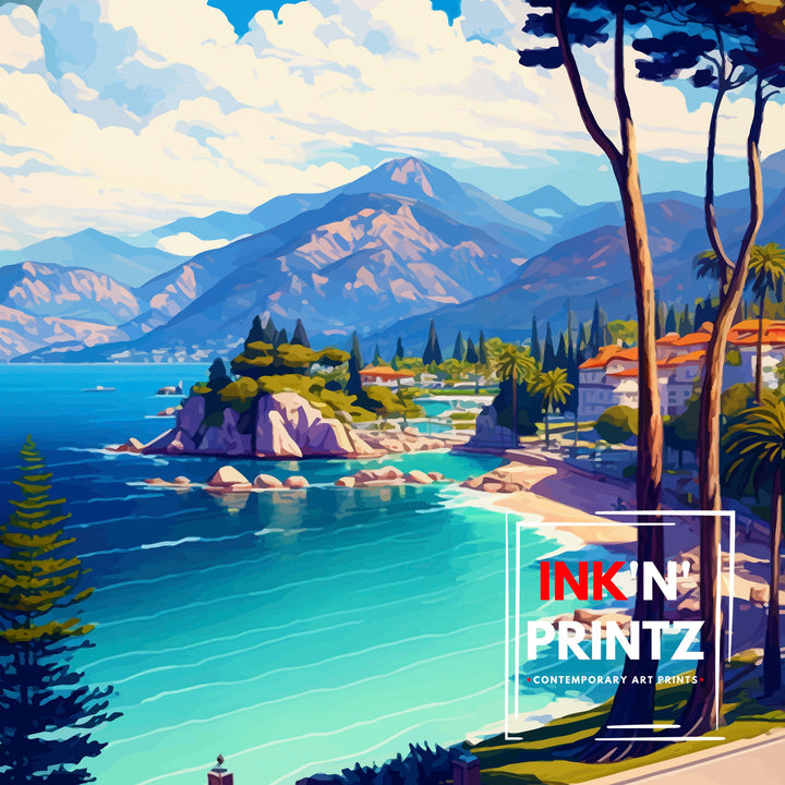 Kemer Turkey Travel Print Kemer Wall Decor Kemer Home Living Decor Kemer Illustration Travel Poster Gift For Kemer Turkey Home Decor