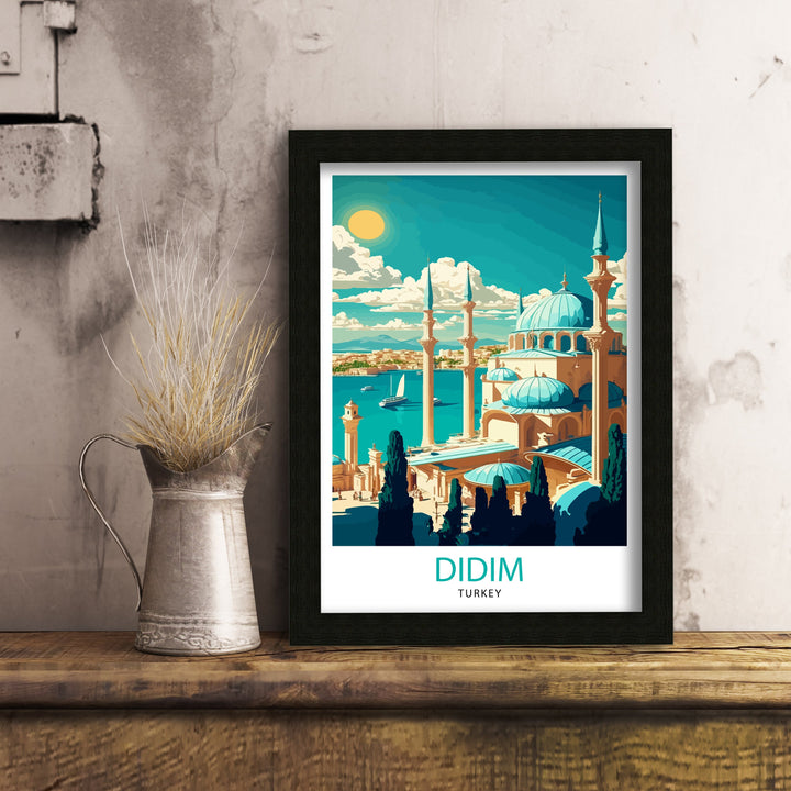 Didim Turkey Travel Print Didim Wall Art Didim Home Decor Didim Illustration Travel Poster Gift for Didim Turkey