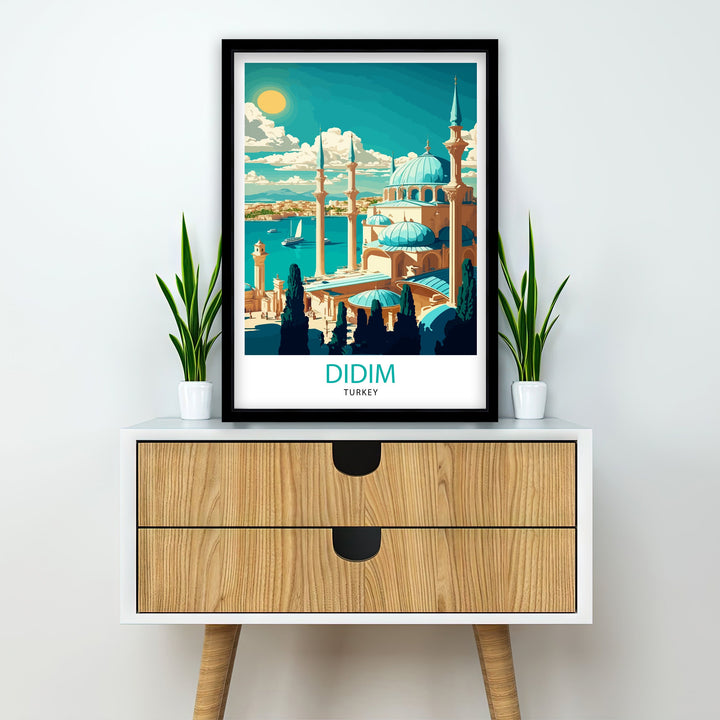 Didim Turkey Travel Print Didim Wall Art Didim Home Decor Didim Illustration Travel Poster Gift for Didim Turkey