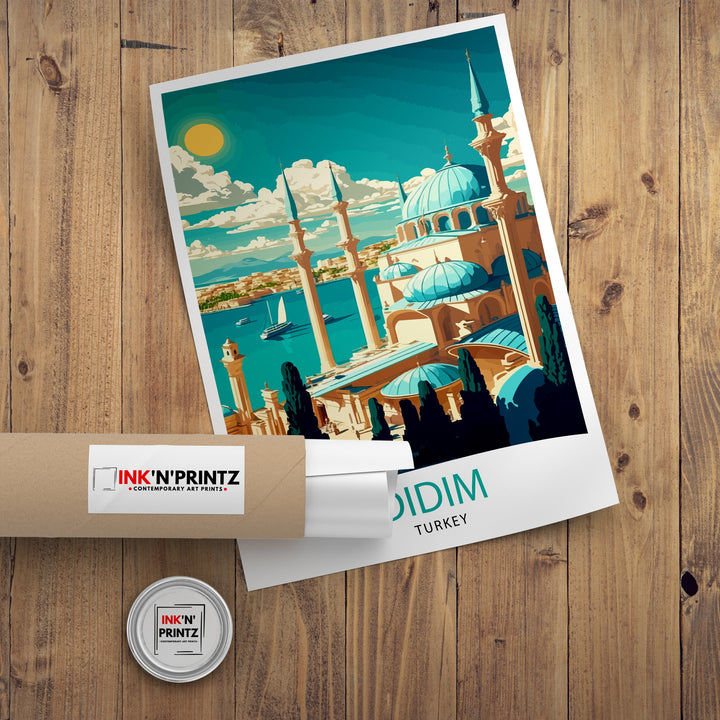 Didim Turkey Travel Print Didim Wall Art Didim Home Decor Didim Illustration Travel Poster Gift for Didim Turkey