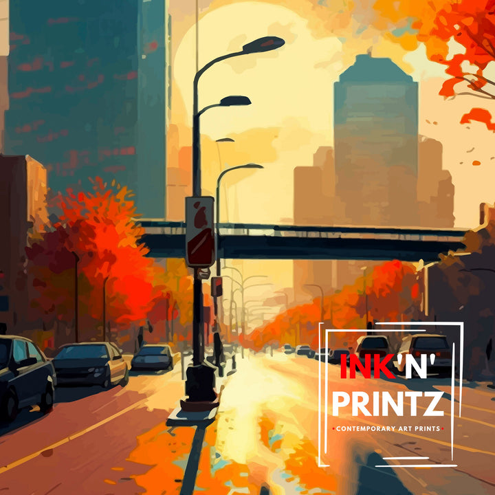 Boston Travel Poster